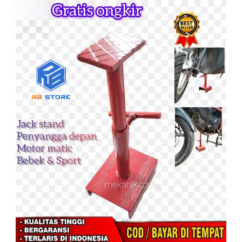 Jack stand penyangga Ganjal Mesin Motor Matic Bebek Sport Dongkrak Depan Motor TERMURAH