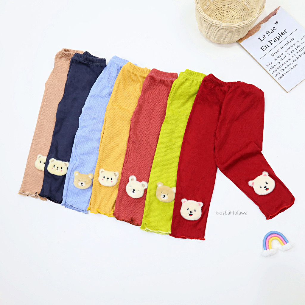 [IMPORT] Legging Dahyun uk Bayi - 7 Tahun / Celana Legging Premium Bayi Balita Lejing Laging Cotton 