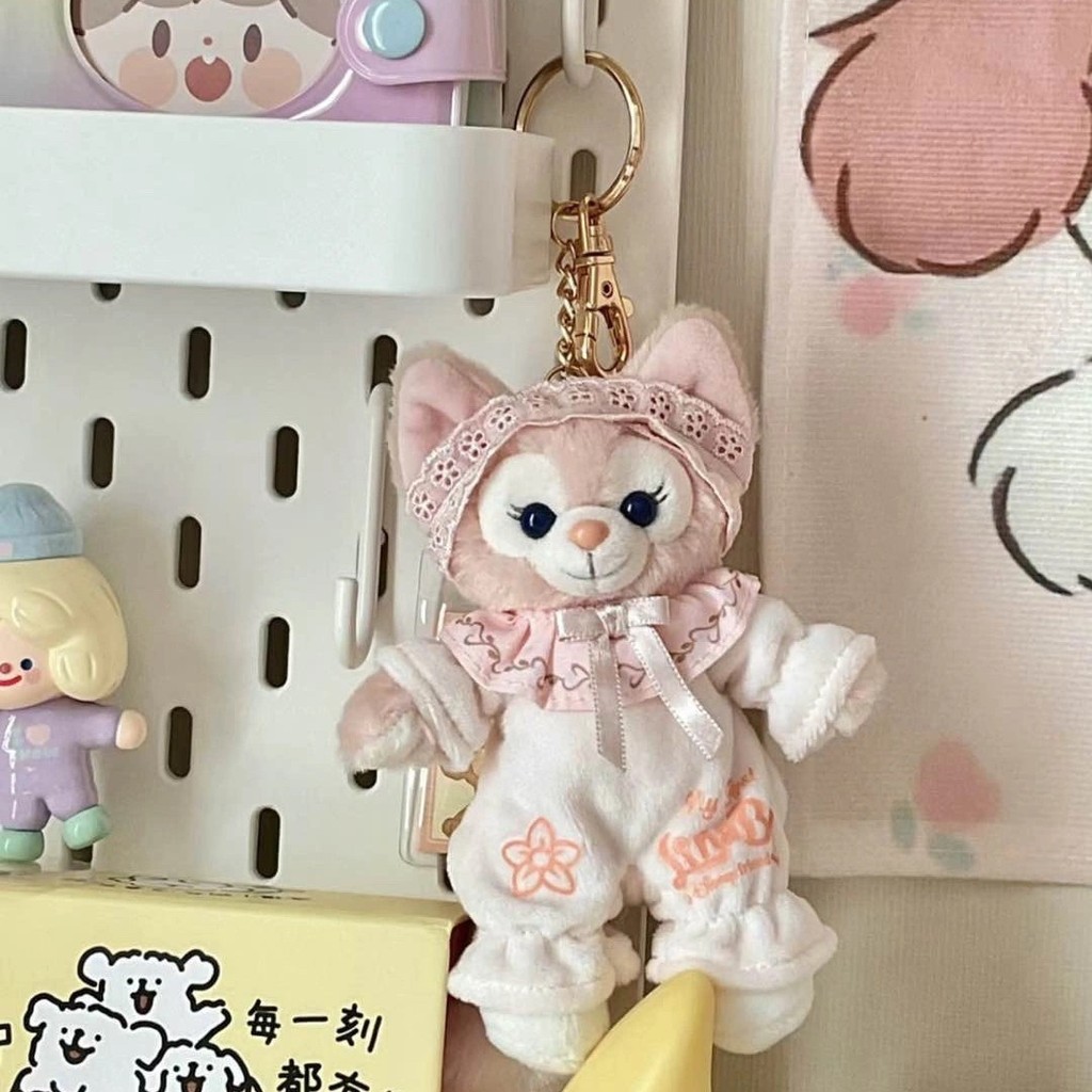sney Plush Toys Doll Keyring Keyain Stellalou Shelliemay Linabell Kawaii Bag Pent Lovely Girl Heart 