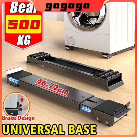 ELECTROMART Roda Lemari/Tatakan Kulkas/Roda Kulkas, Mesin Cuci/Alas Tatakan Roda/Roda Serbaguna / Ro