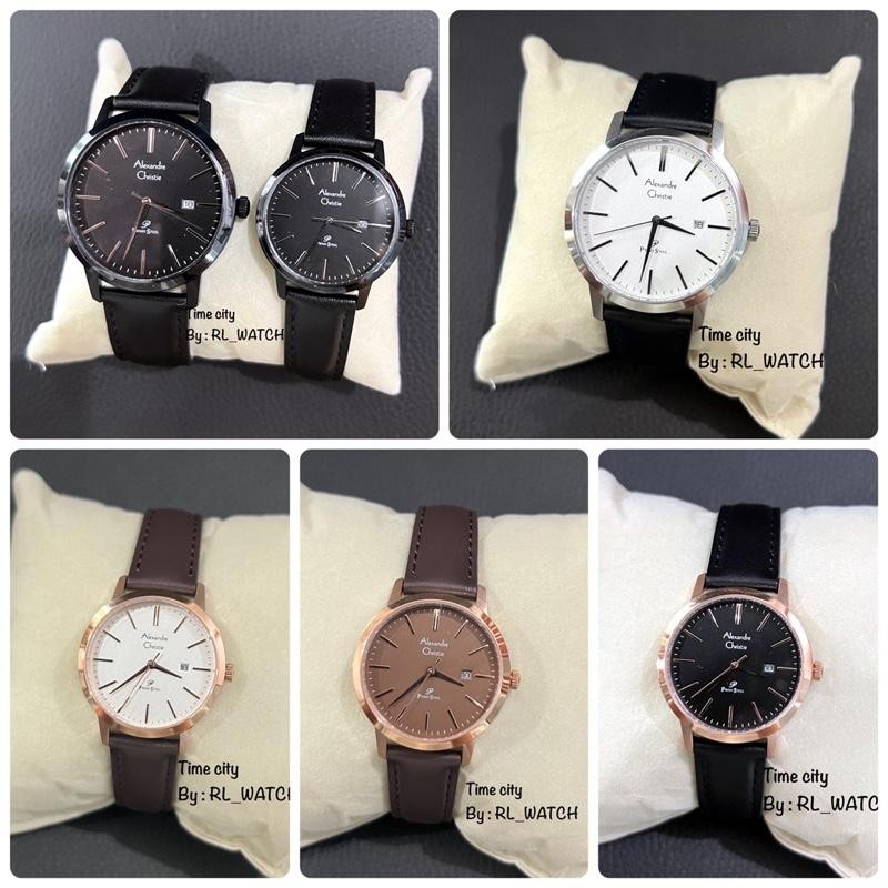 Jam Pria Wanita Alexandre Christie AC1007 Kulit