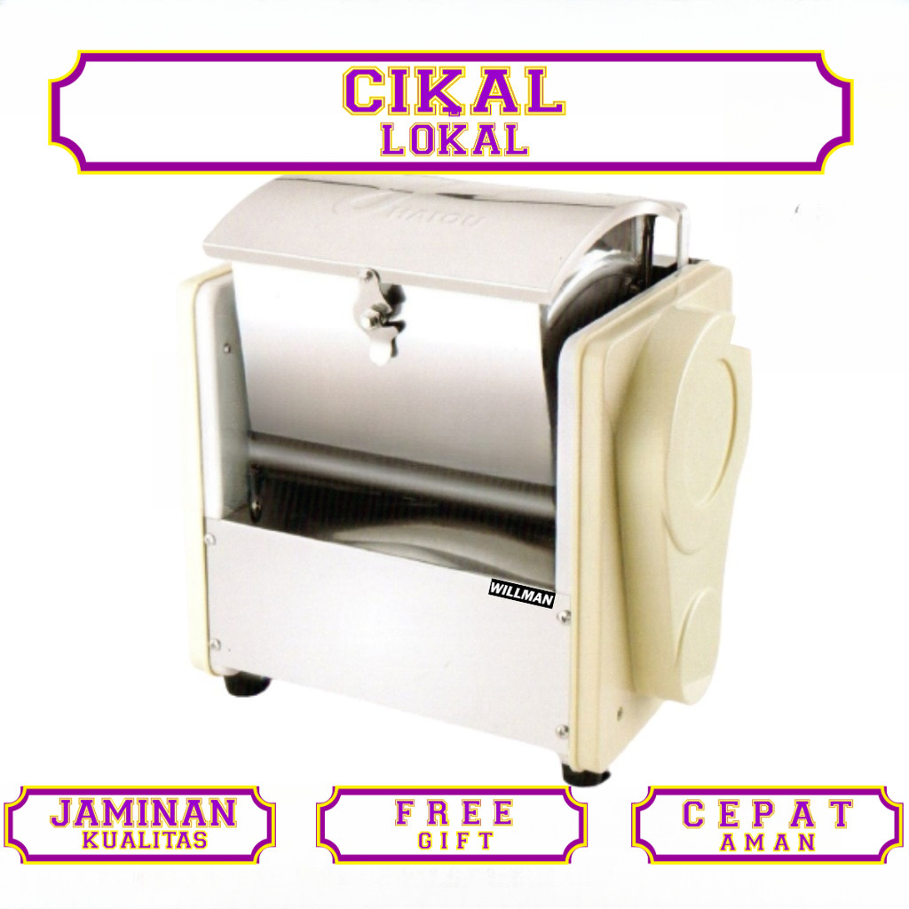 Mesin Pengaduk Adonan Mie Cireng Cilok Adonan Padat Berat/ Horizontal Dough Mixer WILLMAN
