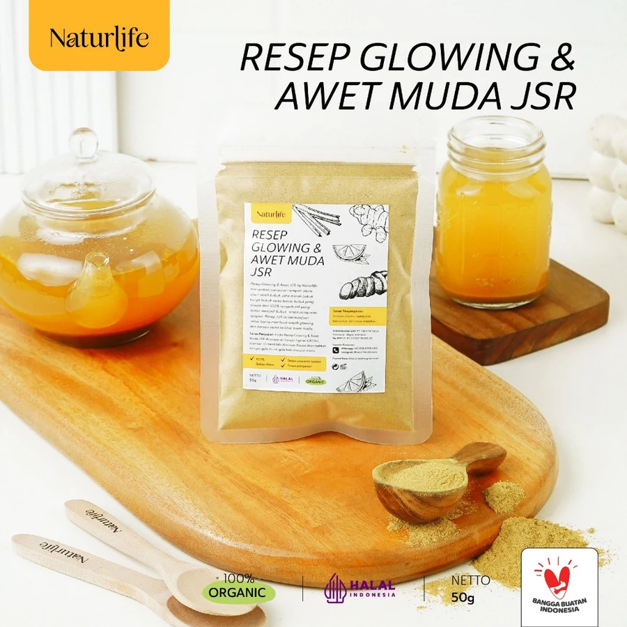 JSR RESEP GLOWING & AWET MUDA NATURLIFE / DETOX RESEP SEHAT JSR / RAMUAN JSR / JSR DETOX / REMPAH JS