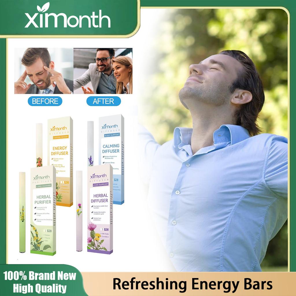 Herbal ffuser Lung Cleanse Detox Stick Menthol Refreshing Mind Enhance Breathing Aromatherapy Relaxi