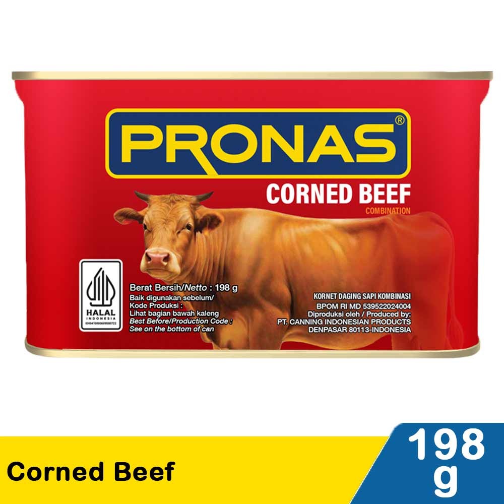 PRONAS CORNED BEEF  198g