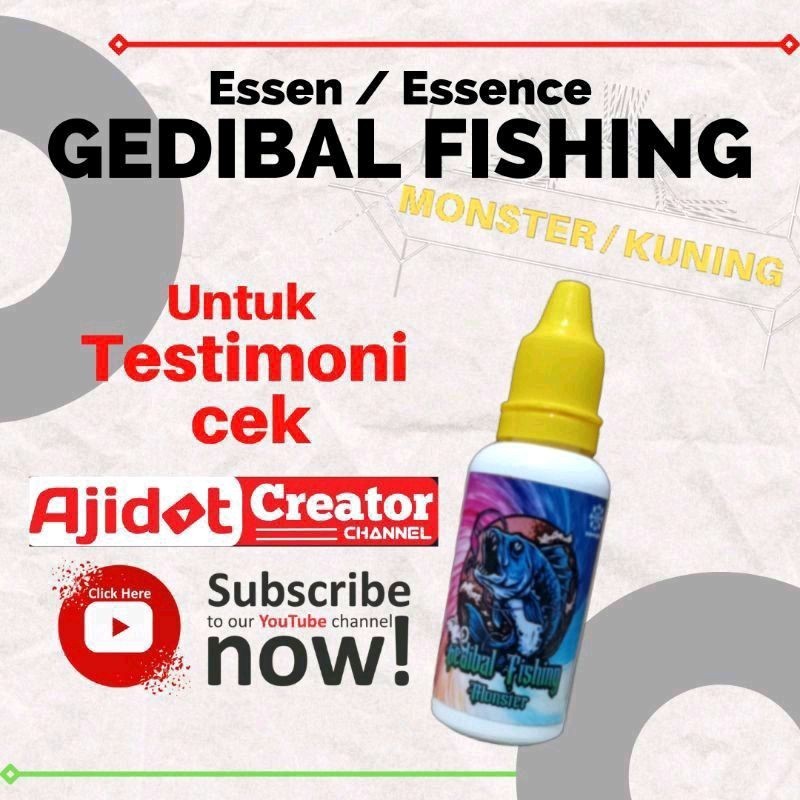 Esen Essen Esence Essence oplosan ikan Nila Dan Mujaer GEDIBAL FISHING/MONSTER KUNING - ORIGINAL