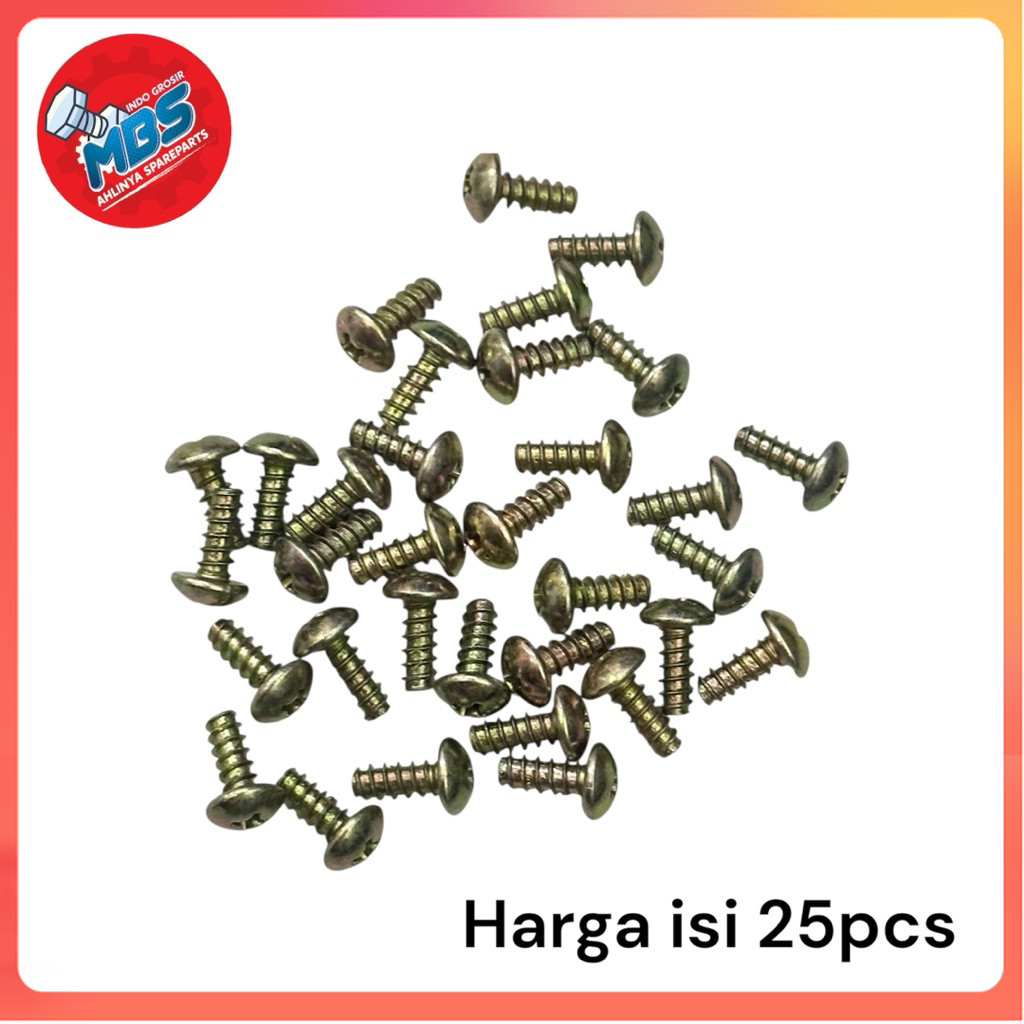 ORIGINAL Baut Skrup Kasar M4 Baut Body Honda