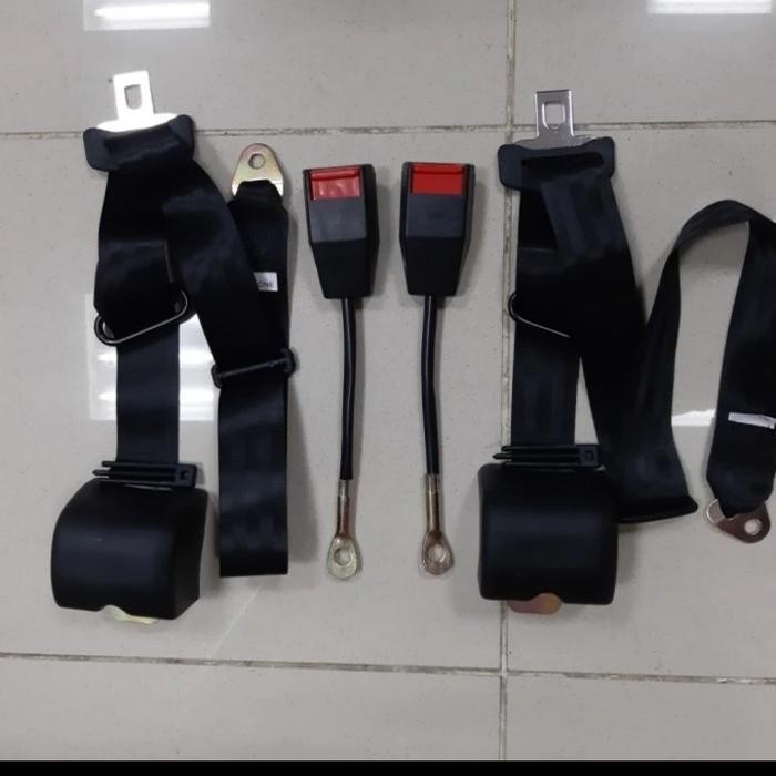 Safety Belt Otomatis Mobil Palisade Soluna L300 matrix Picanto  - Hitam