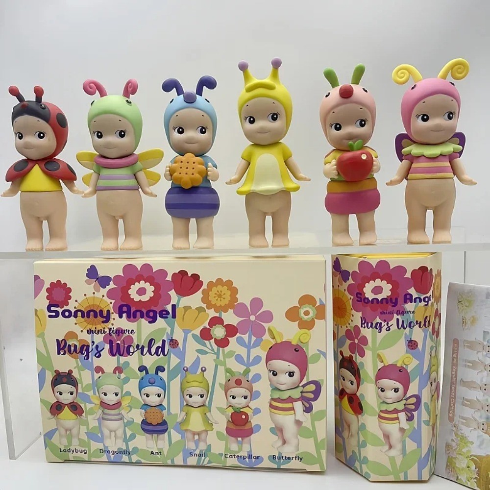 6PCS Sonny Angel Blind Box Mini Figure Bug’S World Limited Series Anime Figures Cute Dolls for ildre