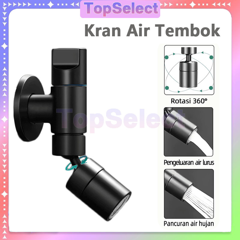 Kamar Mandi Bak Kran Air / Kran Air Tembok Stainless / Kran Taman