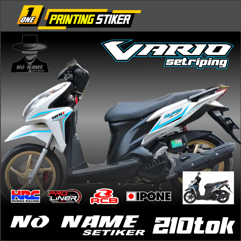 Stiker Striping Vario Techno 125 Fi 2014 Striping Stiker List