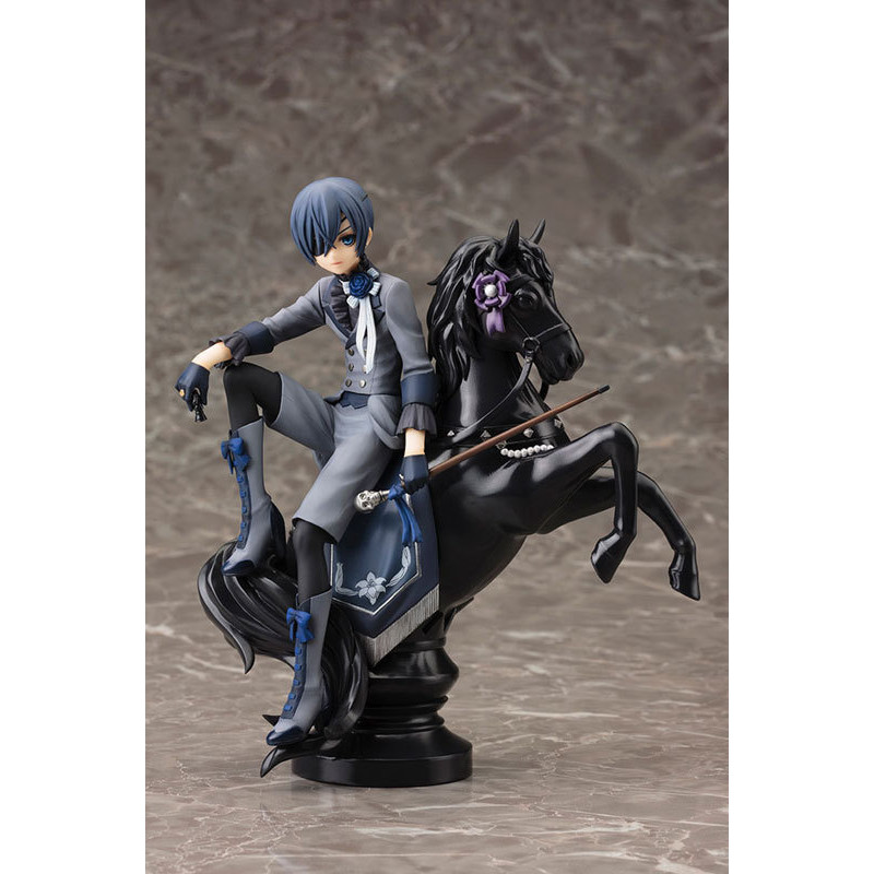 Black Butler Ciel Phantomhive Sebastian Michaelis Anime Figure Model Statue Boys Collection Desktop 