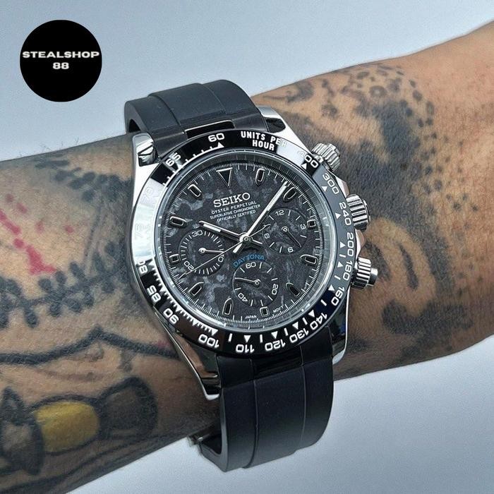 Seiko Daytona Carbon Oysterflex VK63 Chronograph Limited