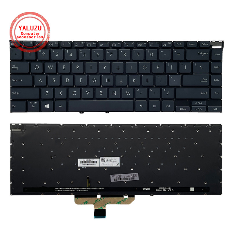 US Laptop Keyboard For ASUS Zenbook 14X UX5400ZB UX5400ZF UX5400E UX5400EA UX5400EAG UX5400EG UX5401