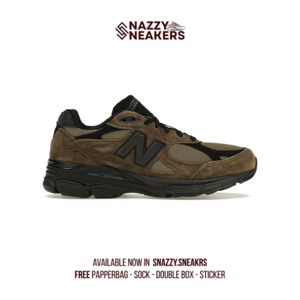 Sepatu New Balance  990V3 Jjjjound Brown Sneakers Original unisex