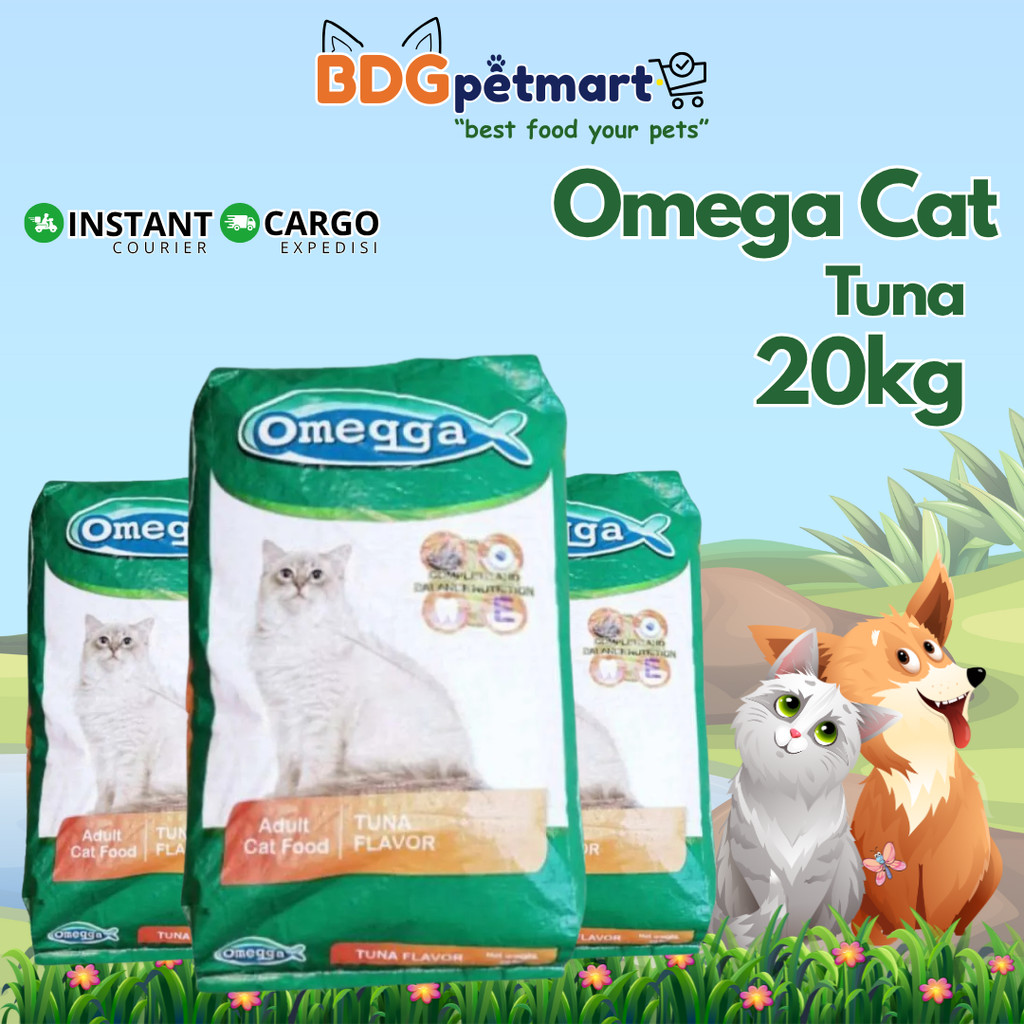 Omegga Cat Food 20 Kg | makanan kucing omega 20kg