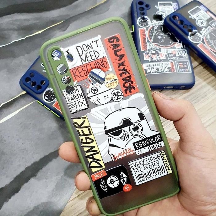 SAMSUNG A32 A52 A72 A12 A02S A11 A21S A31 A51 A71 SOFT CASE STAR WARS - Biru, SAMSUNG A71