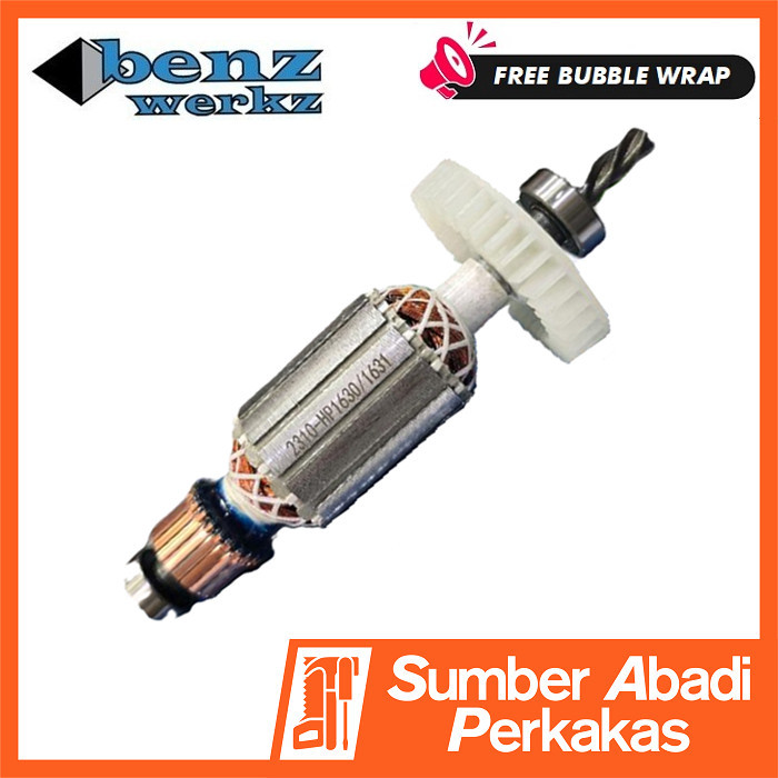 BENZ Armature HP1630 Angker Mesin Bor 13mm Listrik Tangan Impact HP 1630 Drill For MAKITA