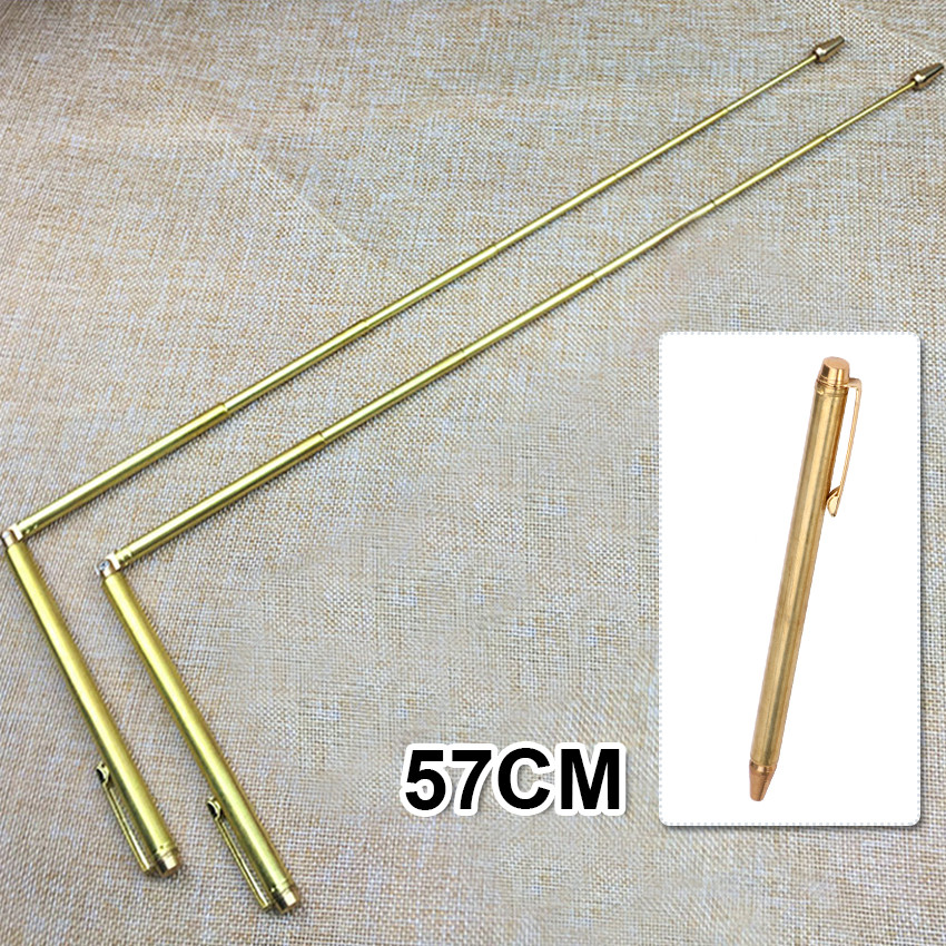 Dowsing Rod Dowsing Alat Deteksi Air / Dowsing Rod Alat Pencari Air Bahan Tembaga Adjustable
