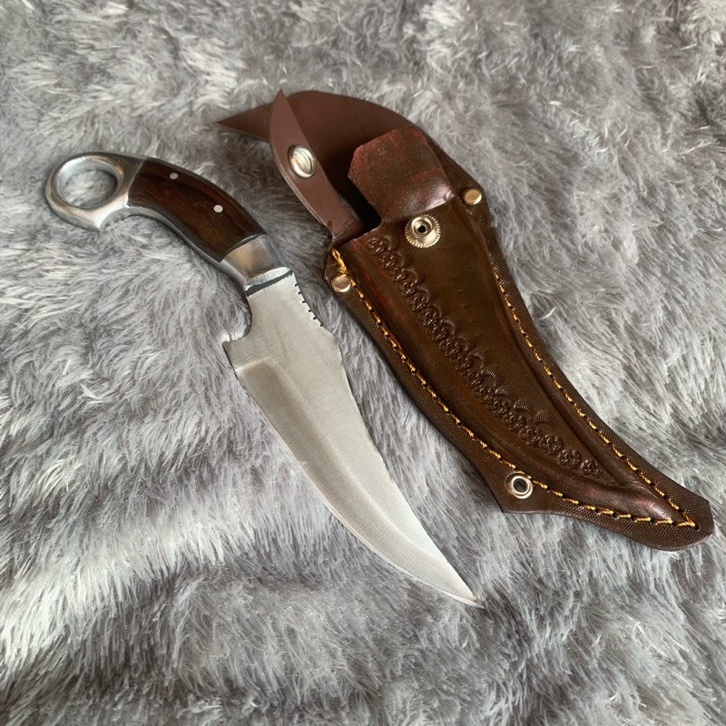 PerkakasPisau Seset Kulit Sapi Daging HSS