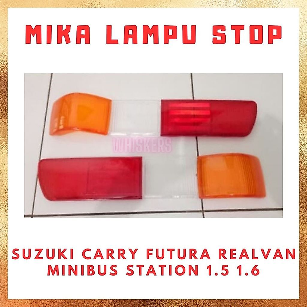[PCS] Mika Kaca Lampu Stop Lamp Rem Sein Sen Belakang Suzuki Carry Futura Realvan Real Van Minibus S