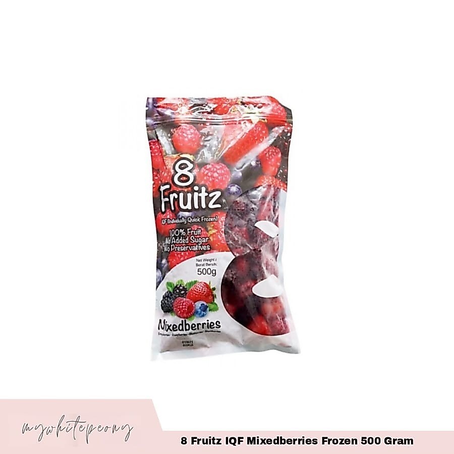 8 Fruitz IQF Mixed Berries Frozen 500 Gram