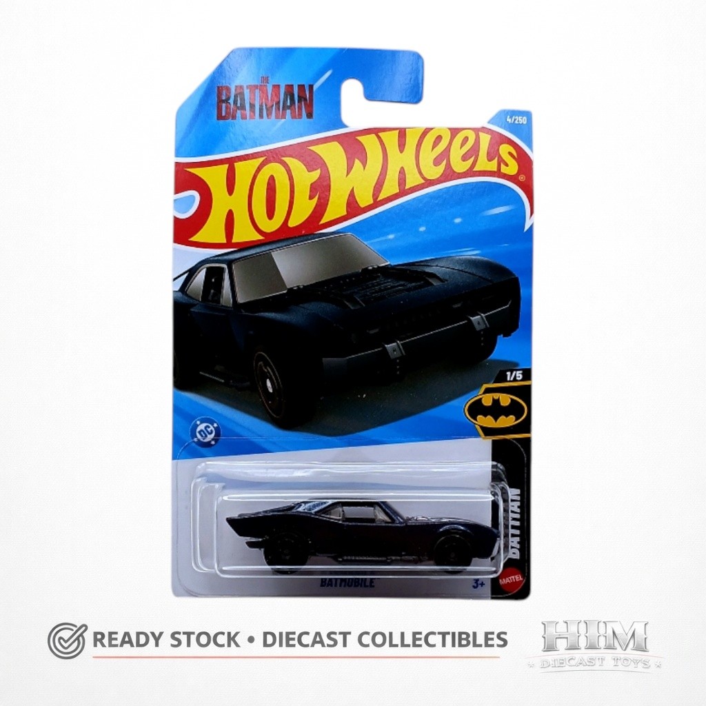 Hot Wheels Batmobile The Batman Biru - Batman - J 2026 - Original