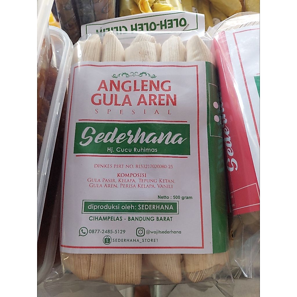 Angleng gula aren/Wajit angleng Sederhana 500gram