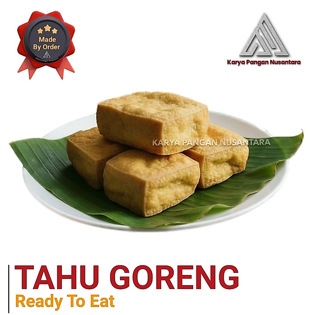 TAHU GORENG PREMIUM TAHU GORENGAN TAHU GORENG MINYAK KELAPA TAHU GORENG ENAK BERKUALITAS PER PCS