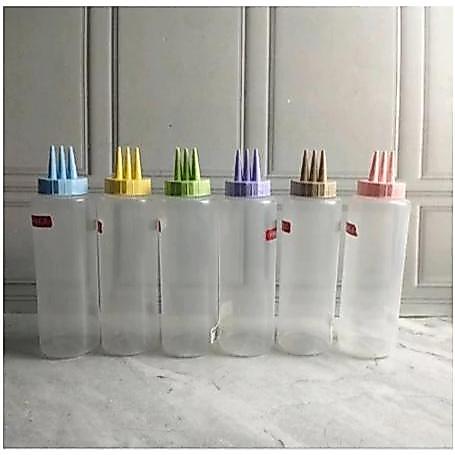 Botol Saus Mayonaise Kecap Tessa Viola 3 Lubang / Botol 3 Lubang Mayonaise Squeeze