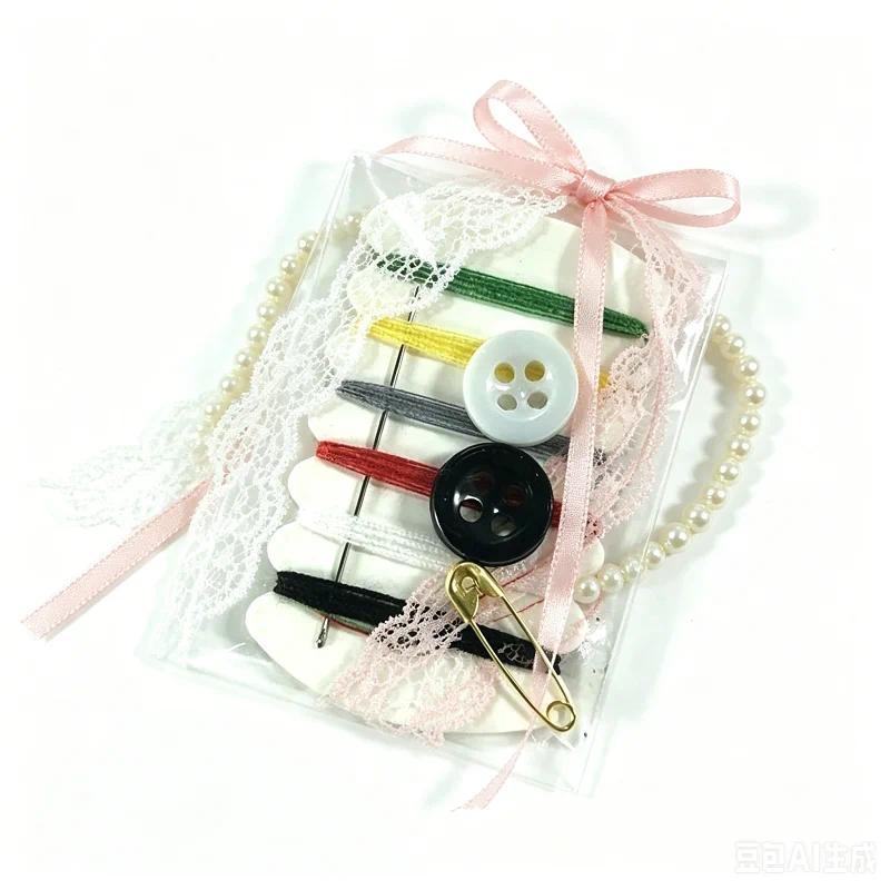 1pcs Mini Color Thread Sewing Kit Sewing Repair Y Sewing Set Hotel sposable Sewing Kit Hand Sewing