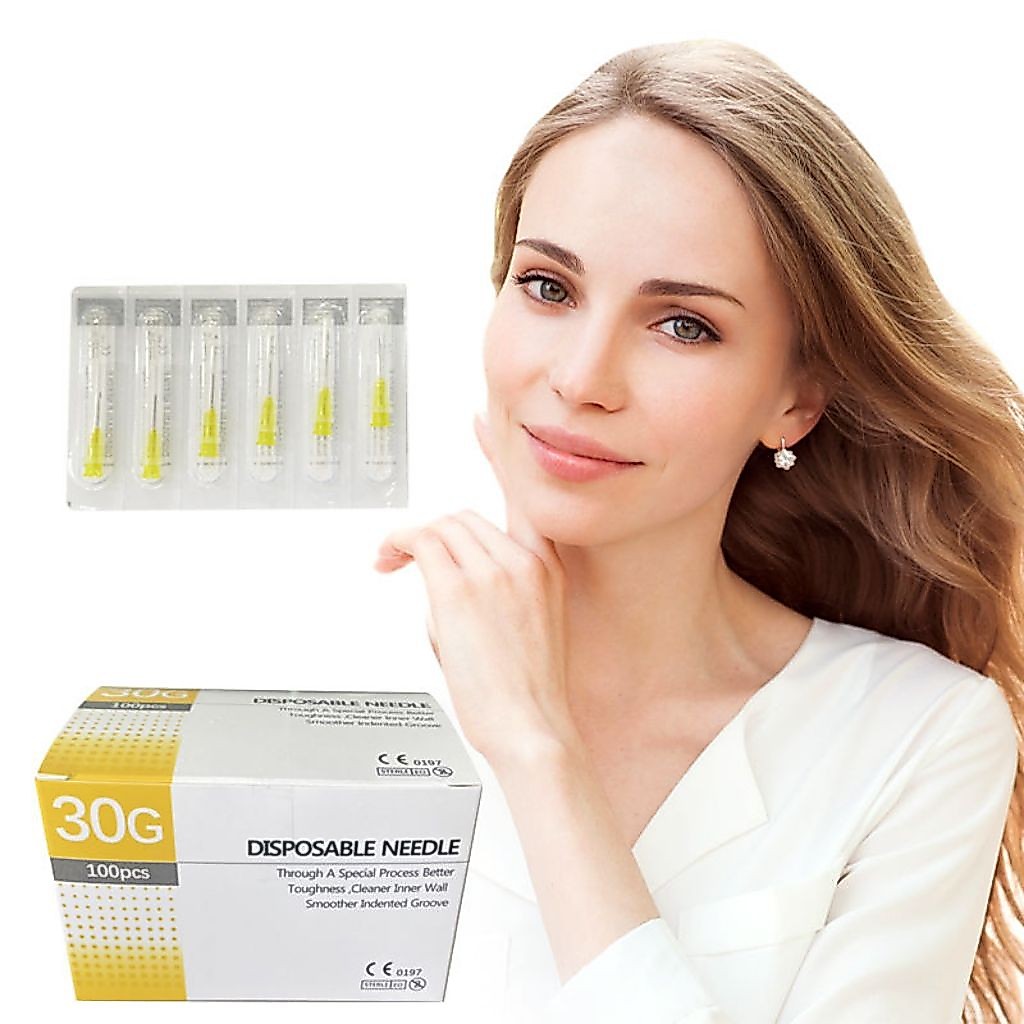 Needle Skinbooster Meso 30G 32G 34G X 4mm Dan 13mm  Jarum Meso Kecil Mini Pendek Sungshim