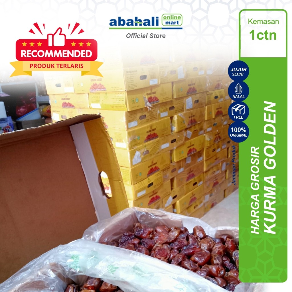 1 DUS (10 Kg) Kurma Basah Mesir Madu Golden Valley / Golden Rotana Premium