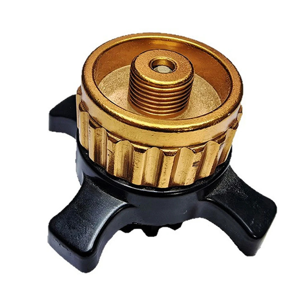 Adaptor Katup Berulir EN417 untuk Kompor Luar Ruangan, Konektor Tabung Gas Eropa, Adaptor untuk Camp