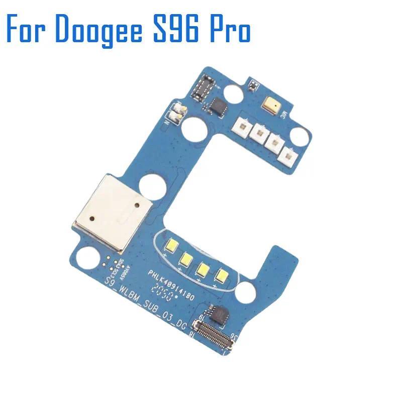 Papan Pengisi Daya Nirkabel DOOGEE S96 Pro S96 GT Asli Dengan Aksesori MIC dan Lampu Flash Untuk Pon