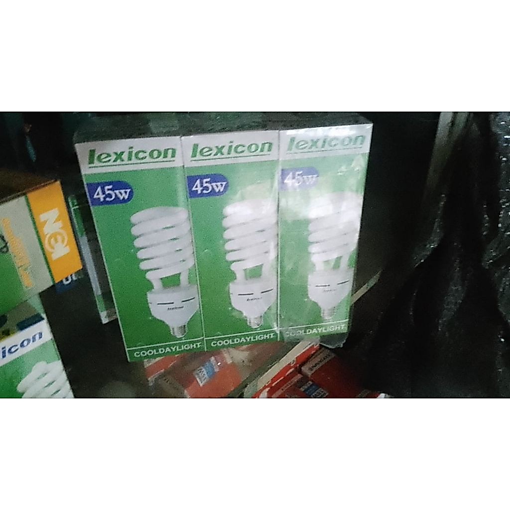 spiral jumbo baru, lexicon 45w nyala putih terang stok terbatas