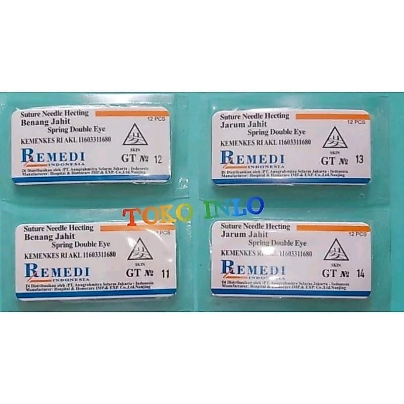 GT Nald Hecting/Needle Hecting/Suture Needle Hecting/Jarum Hecting GT (Kulit)