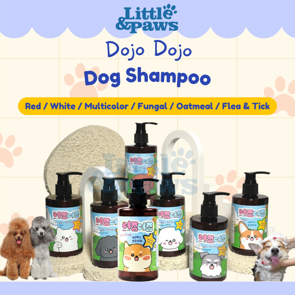 Dojo Dojo Grooming Dog Shampoo Red Poodle Bichon White Silver Color Care Perawatan Anjing Cokelat An