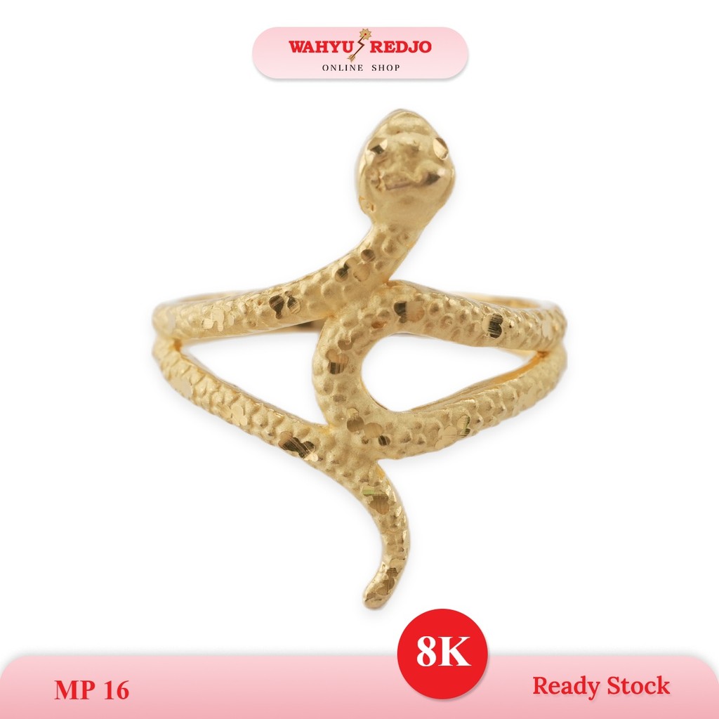 Cincin Emas 8K Ular Melingkar Wahyu Redjo Pameran