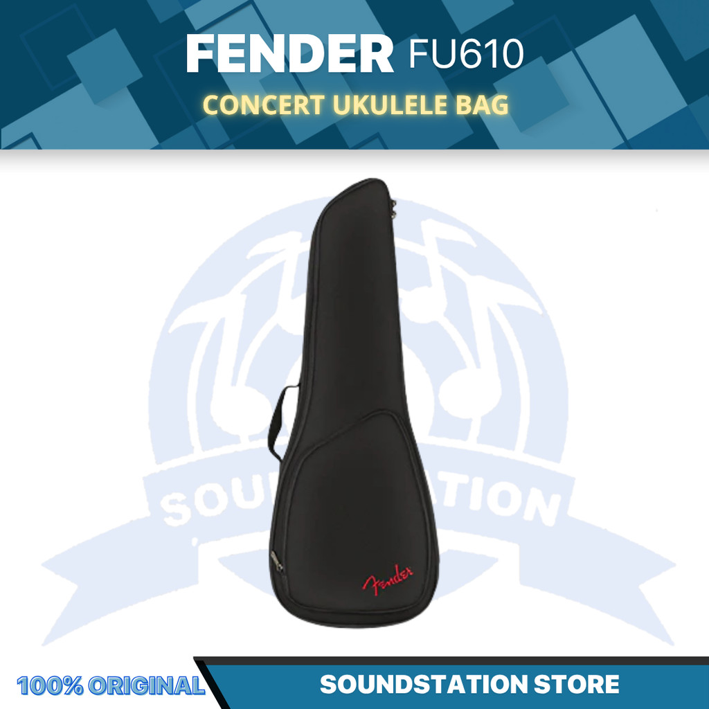 Fender FU610 Concert Ukulele Bag - Tas Case Ukulele Konser