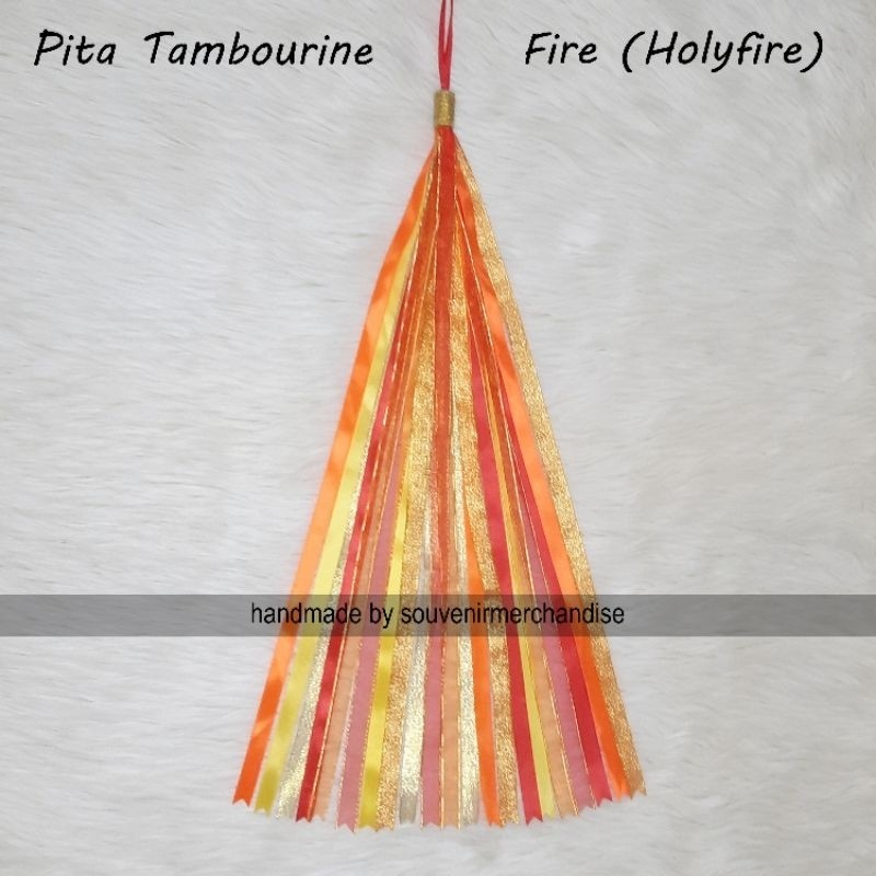 Terbaru Pita tamborin, rumbai pita rebana, tassel pita READY STOCK