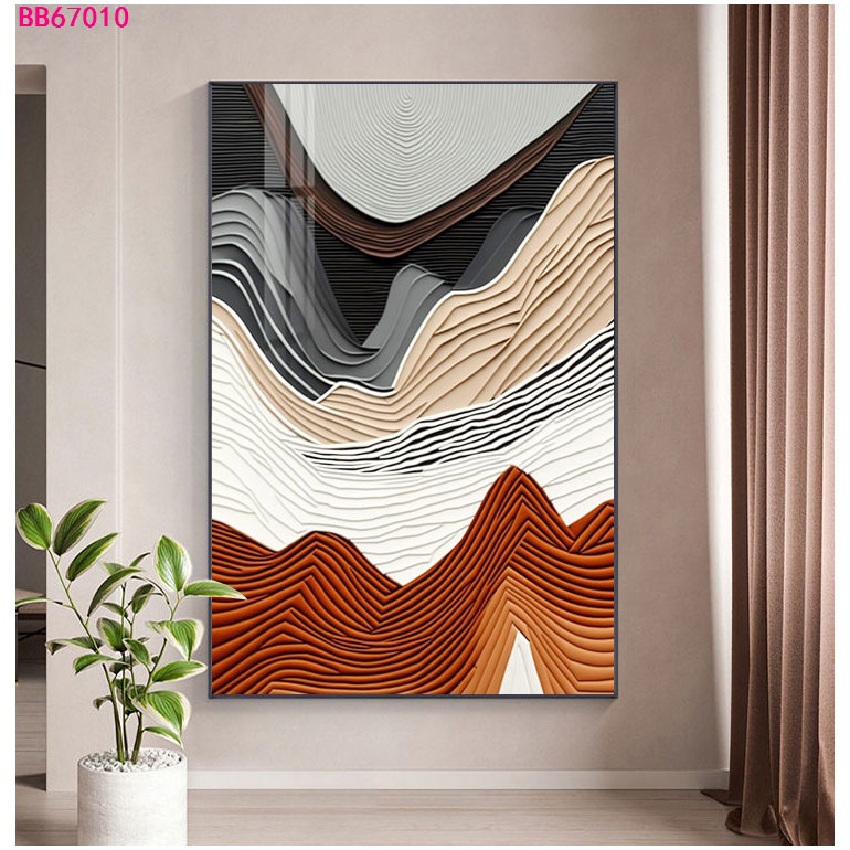 Wallpaper Dinding Relief Pegunungan Artistik – Wallstiker Dekorasi Ruang Tamu, Kantor, Cafe, dan Vil