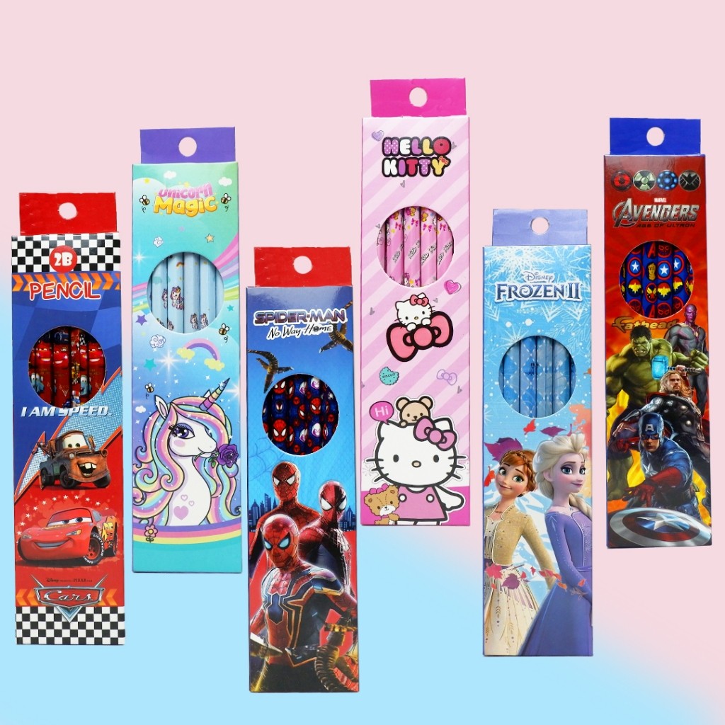 

Pensil Tulis 2B 2020 Pensil Karakter Lucu / Pencil Kayu / Pensil Ujian Sekolah
