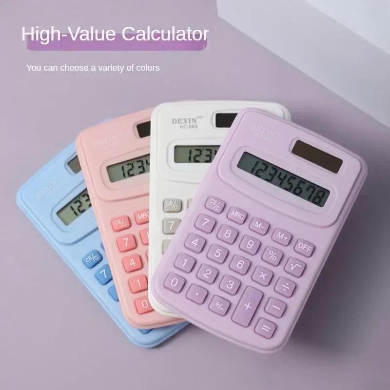 

2025 New Small Calculator Silent Calculator Mini Version Learning Auxiliary Portable Calculator