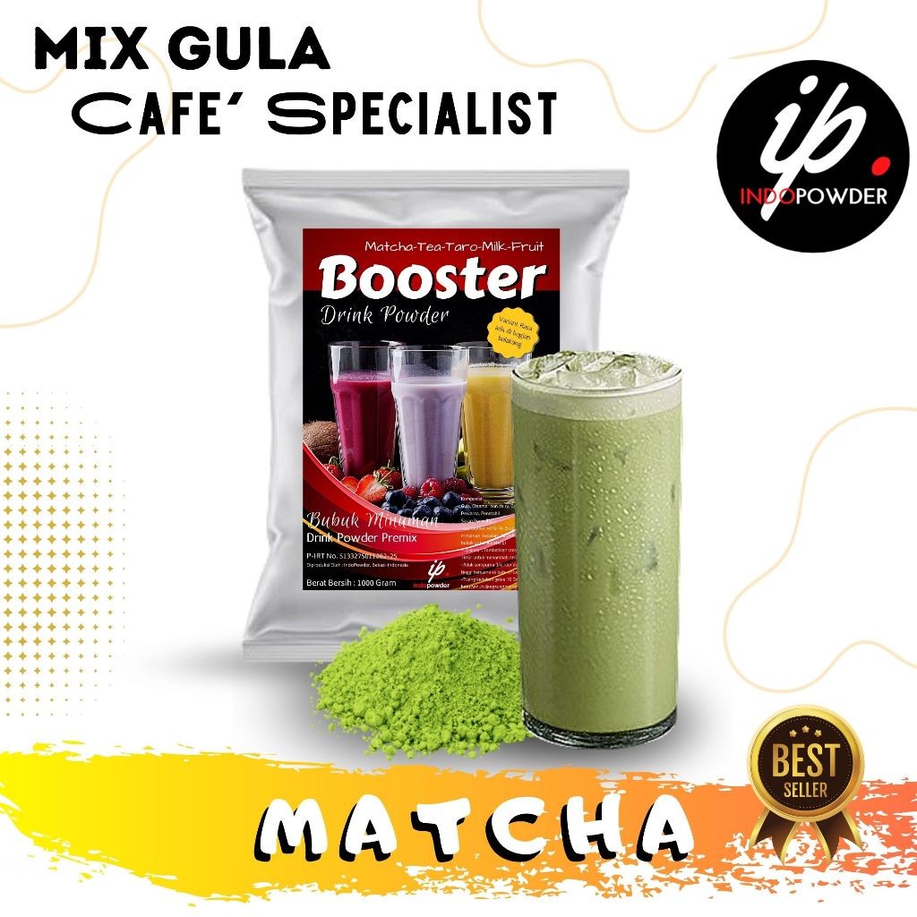 

New Indopowder - Bubuk Minuman GREEN TEA MATCHA 1Kg Untuk Cafe, Waralaba dan Usaha Minuman KekinianPremium