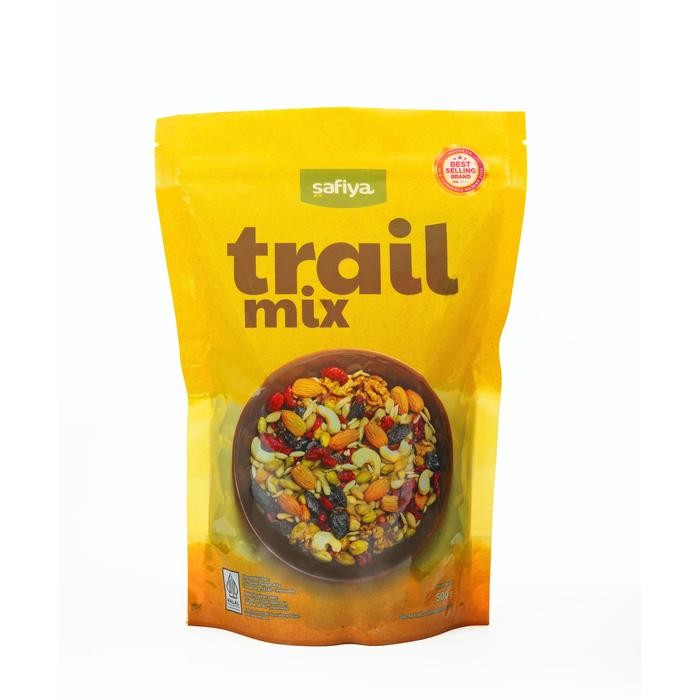 

PROMO! Trail Mix Safiya 500 Gram | Mix Dried Fruit With Nut Almond Mete Cemilan Sehat - 250 Gr