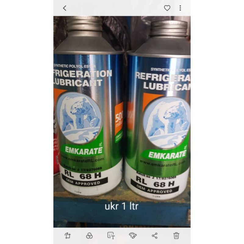 PELUMAS oli kompresor ac mobil