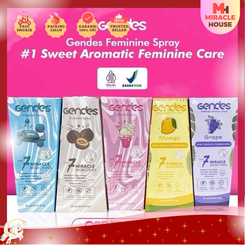 Gendes Feminine Care Spray Sweet Aromatic Feminine Care Spray