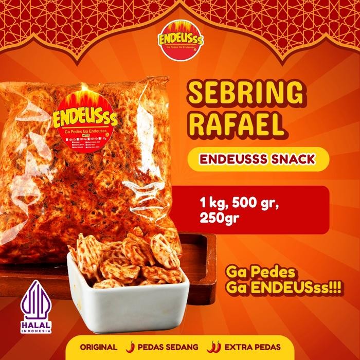 

HOT PRODUK SEBRING RAFAEL Camilan Makanan Kerupuk CEMILAN PEDAS - ORIGINAL JERUK, 1 KG