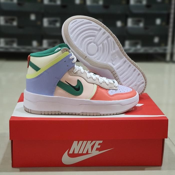 sepatu sneakers wanita nike dunk high pastel
